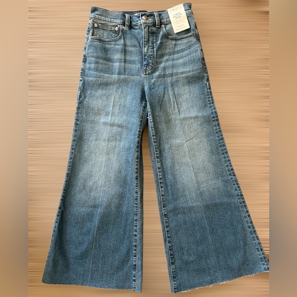 Madewell Flare Jeans in Classic Blue - Picture 2 of 3
